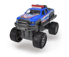 Masina de teren albastra din metal rally monster 15cm , Simba - Publisol.ro