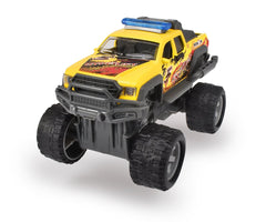 Masina de teren galbena din metal rally monster 15cm, Simba - Publisol.ro