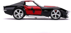 Masina metalica harley quinn 1969 corvette stingray scara 1 la 32, Simba - Publisol.ro