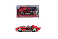 Masina metalica harley quinn 1969 corvette stingray scara 1 la 32, Simba - Publisol.ro