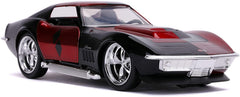 Masina metalica harley quinn 1969 corvette stingray scara 1 la 32, Simba - Publisol.ro