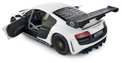 Masinuta metalica audi r8 alb scara 1 la 24, Rastar - Publisol.ro