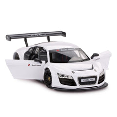 Masinuta metalica audi r8 alb scara 1 la 24, Rastar - Publisol.ro