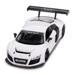 Masinuta metalica audi r8 alb scara 1 la 24, Rastar - Publisol.ro