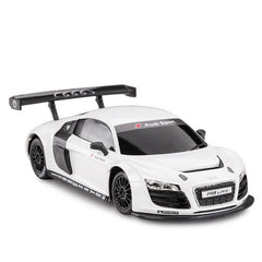 Masinuta metalica audi r8 argintie scara 1 la 24, Rastar - Publisol.ro