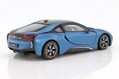 Masinuta metalica bmw i8 albastru scara 1 la 24, Rastar - Publisol.ro
