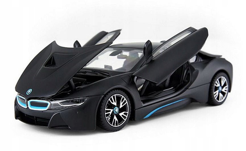Masinuta metalica Bmw i8 negru scara 1 la 24 - Publisol.ro