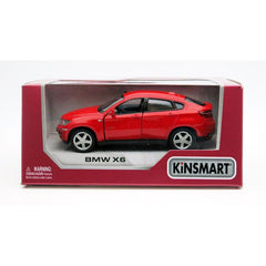 Masinuta metalica bmw x6 13cm scara 1 la 38, KINSMART - Publisol.ro