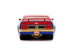 Masinuta metalica captain marvel 1973 ford mustang mach 1 scara 1 la 24, Simba - Publisol.ro