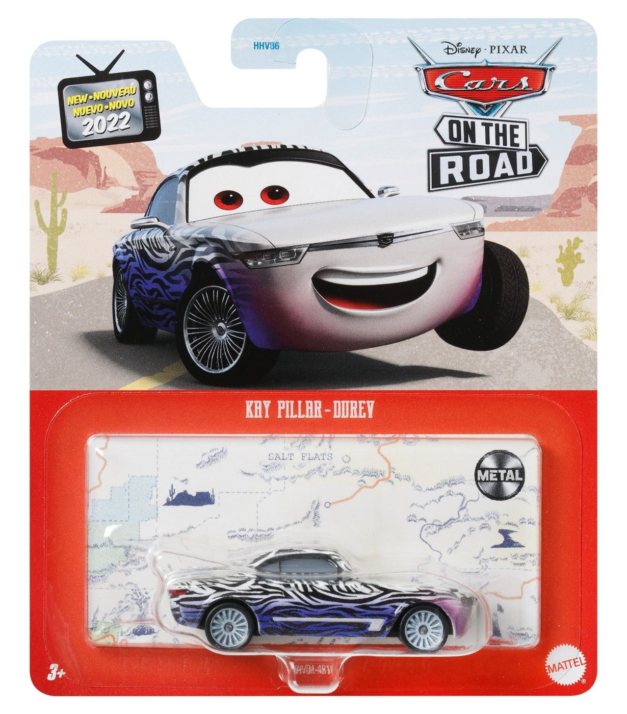 Masinuta metalica Cars 3 personajul Kay Pillar Durey - Publisol.ro