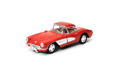Masinuta metalica chevrolet corvette 1957 13cm scara 1 la 34, KINSMART - Publisol.ro