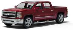 Masinuta metalica chevrolet silverado 13cm scara 1 la 46, KINSMART - Publisol.ro