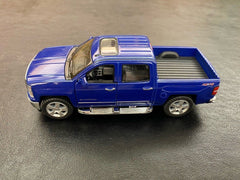 Masinuta metalica chevrolet silverado 13cm scara 1 la 46, KINSMART - Publisol.ro