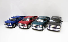 Masinuta metalica chevrolet silverado 13cm scara 1 la 46, KINSMART - Publisol.ro