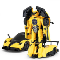 Masinuta metalica convertibila pagani zonda r galben cu scara 1 la 32, Rastar - Publisol.ro