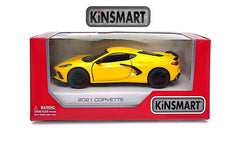 Masinuta metalica corvette 13cm scara 1 la 36, KINSMART - Publisol.ro