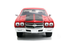 Masinuta metalica fast and furious 1970 chevy chevelle scara 1 la 24, Simba - Publisol.ro