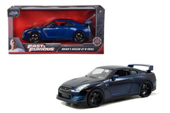 Masinuta metalica fast and furious 2009 nissan gt - r scara 1 la 24, Simba - Publisol.ro