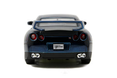 Masinuta metalica fast and furious 2009 nissan gt - r scara 1 la 24, Simba - Publisol.ro