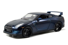 Masinuta metalica fast and furious 2009 nissan gt - r scara 1 la 24, Simba - Publisol.ro
