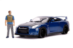 Masinuta metalica fast and furious nissan skyline scara 1:18, Simba - Publisol.ro