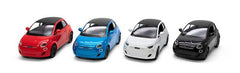 Masinuta metalica fiat 500e 13cm scara 1 la 28, KINSMART - Publisol.ro