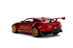 Masinuta metalica iron man 2016 chevy camaro ss scara 1 la 32, Simba - Publisol.ro