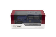 Masinuta metalica jeep dj - 5b politie/ pompieri 13cm scara 1 la 26, KINSMART - Publisol.ro