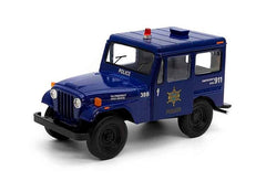 Masinuta metalica jeep dj - 5b politie/ pompieri 13cm scara 1 la 26, KINSMART - Publisol.ro
