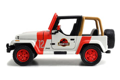Masinuta metalica jurassic world 1992 jeep wrangler 1:24, Simba - Publisol.ro