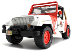 Masinuta metalica jurassic world 1992 jeep wrangler 1:24, Simba - Publisol.ro