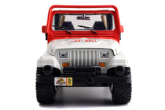 Masinuta metalica jurassic world 1992 jeep wrangler 1:24, Simba - Publisol.ro