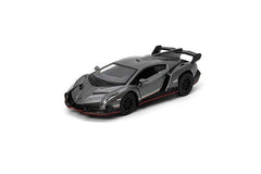 Masinuta metalica lamborghini veneno 13cm scara 1 la 36, KINSMART - Publisol.ro