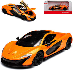 Masinuta metalica mclaren p1 portocaliu scara 1 la 24, Rastar - Publisol.ro
