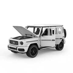 Masinuta metalica merceded benz amg g63 alb scara 1 la 32, Rastar - Publisol.ro