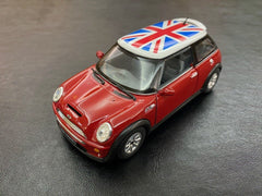 Masinuta metalica minicooper 13cm scara 1 la 28, KINSMART - Publisol.ro