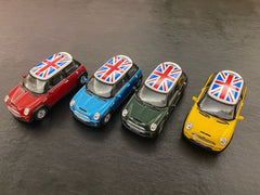 Masinuta metalica minicooper 13cm scara 1 la 28, KINSMART - Publisol.ro