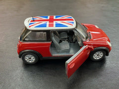 Masinuta metalica minicooper 13cm scara 1 la 28, KINSMART - Publisol.ro