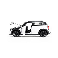 Masinuta metalica Minicooper alba scara 1 la 24 - Publisol.ro
