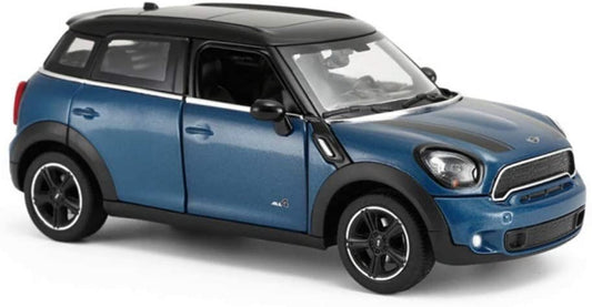 Masinuta metalica Minicooper albastru scara 1 la 24 - Publisol.ro