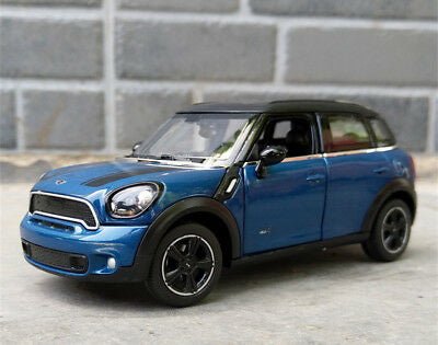 Masinuta metalica Minicooper albastru scara 1 la 24 - Publisol.ro