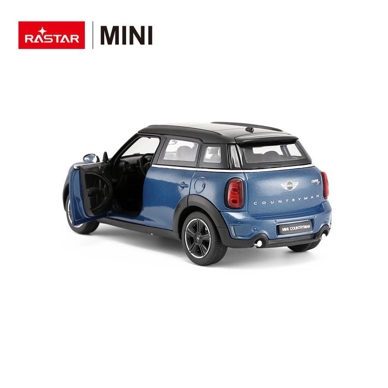 Masinuta metalica Minicooper albastru scara 1 la 24 - Publisol.ro