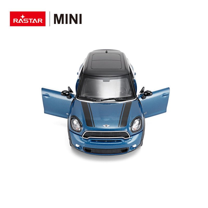 Masinuta metalica Minicooper albastru scara 1 la 24 - Publisol.ro