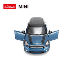 Masinuta metalica Minicooper albastru scara 1 la 24 - Publisol.ro