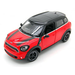 Masinuta metalica minicooper rosu scara 1 la 24, Rastar - Publisol.ro