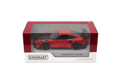 Masinuta metalica porsche 911 gt2 rs 13cm scara 1 la 36, KINSMART - Publisol.ro