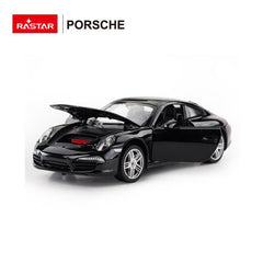 Masinuta metalica porsche 911 negru scara 1 la 24, Rastar - Publisol.ro