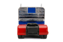 Masinuta metalica transformers t1 optimus prime scara 1 la 32, Simba - Publisol.ro