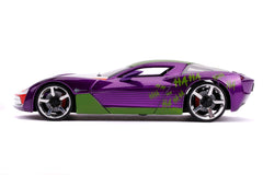 Masinute metalica chevy corvette stingray 2009 si figurina joker scara 1:24, Simba - Publisol.ro