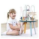 Masuta din lemn cu activitati, nordic colors, Viga Toys - Publisol.ro